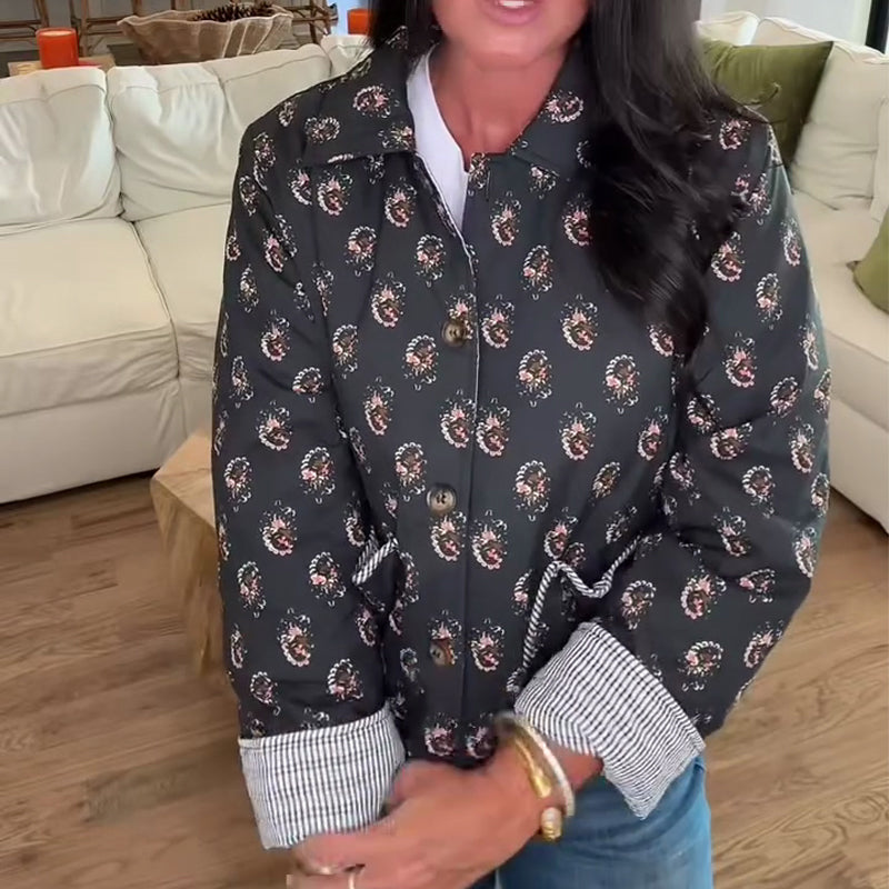 ✨New arrivals: 50% off-Women's Printed Warm Cotton Jacket