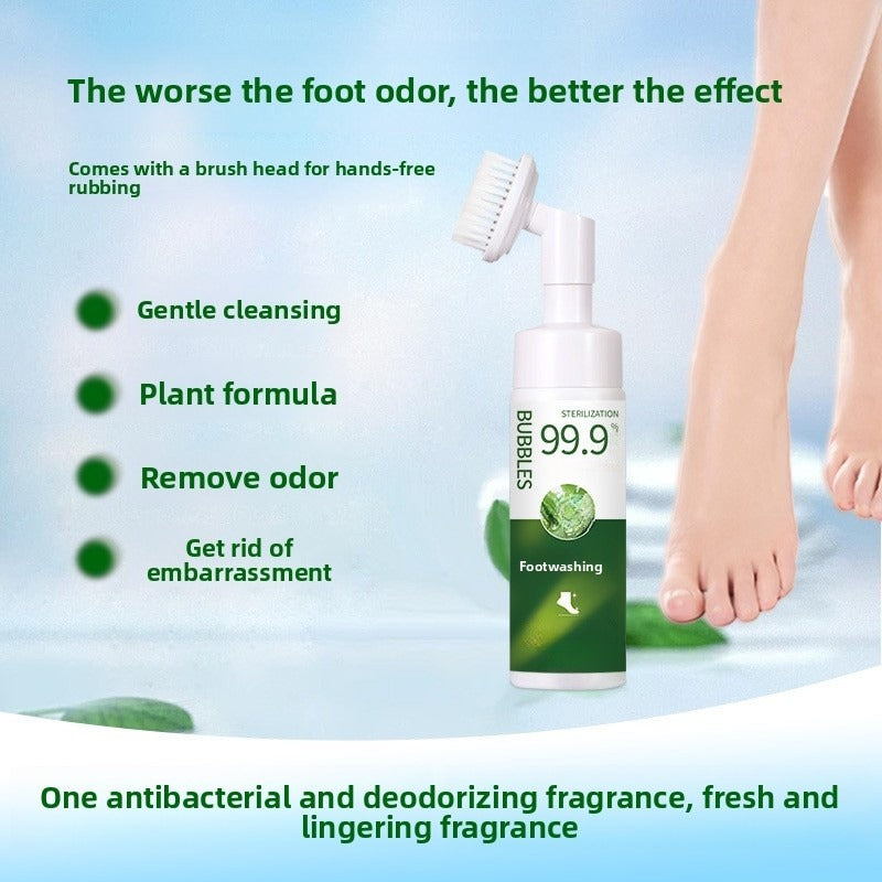 🔥Hot Sale 50% off- Antibacterial Foot Wash For Stinky Feet With 360° Brush