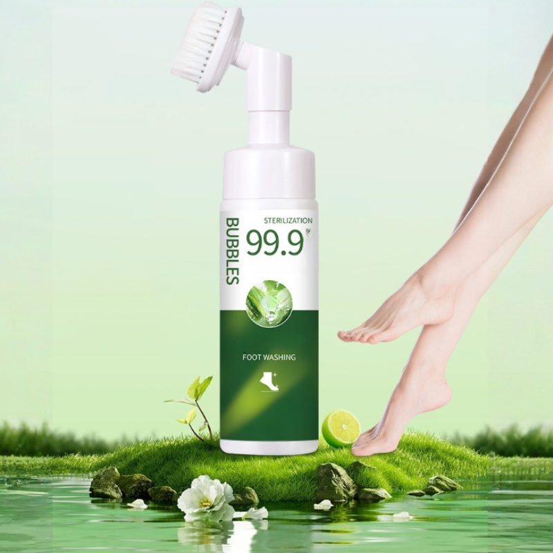 🔥Hot Sale 50% off- Antibacterial Foot Wash For Stinky Feet With 360° Brush