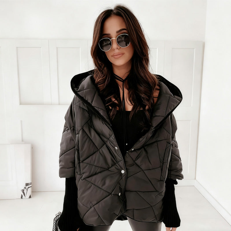 🔥Hot Sale Offers-Women's Hooded Quilted Jacket