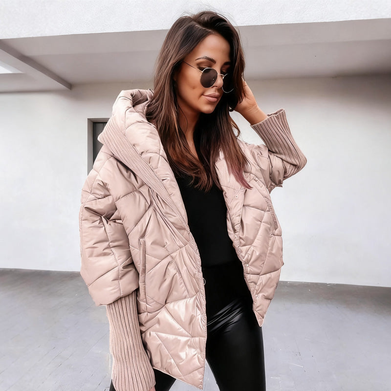🔥Hot Sale Offers-Women's Hooded Quilted Jacket
