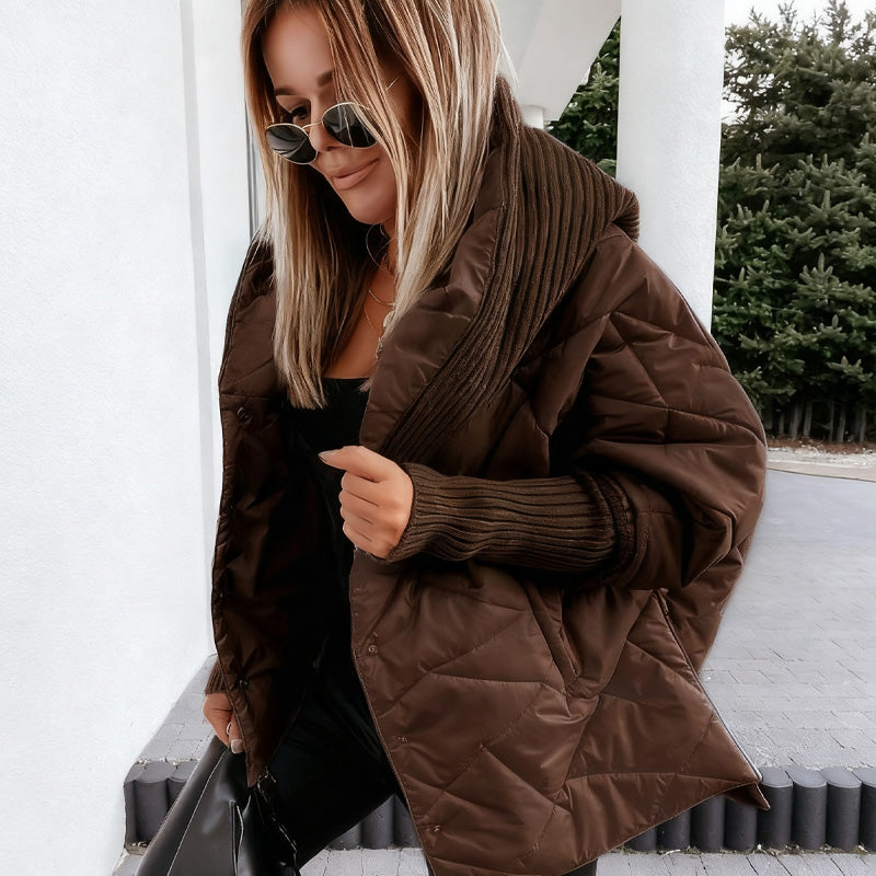 🔥Hot Sale Offers-Women's Hooded Quilted Jacket