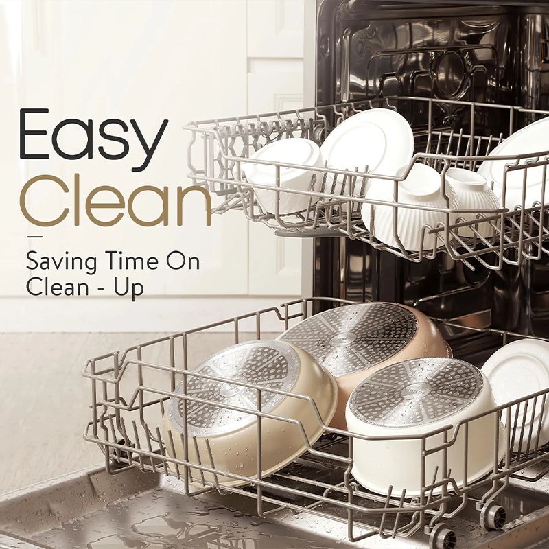 ⏳Time-limited Special⏰Non-stick Cookware Set with Removable Handle - Oven Safe