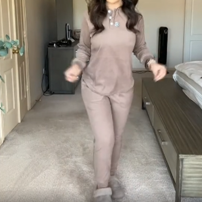 🔥Limited-time offer: 50% off-Women's Long Sleeve Pullover Top & Pants Set