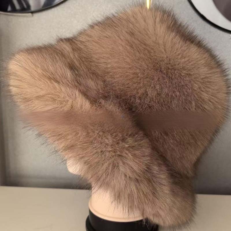 Chic Warm Soft Faux Fur Fisherman Hat