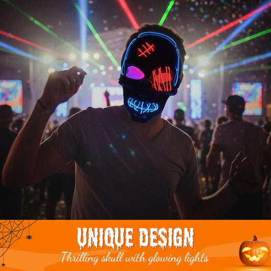 Halloween LED Skull Mask