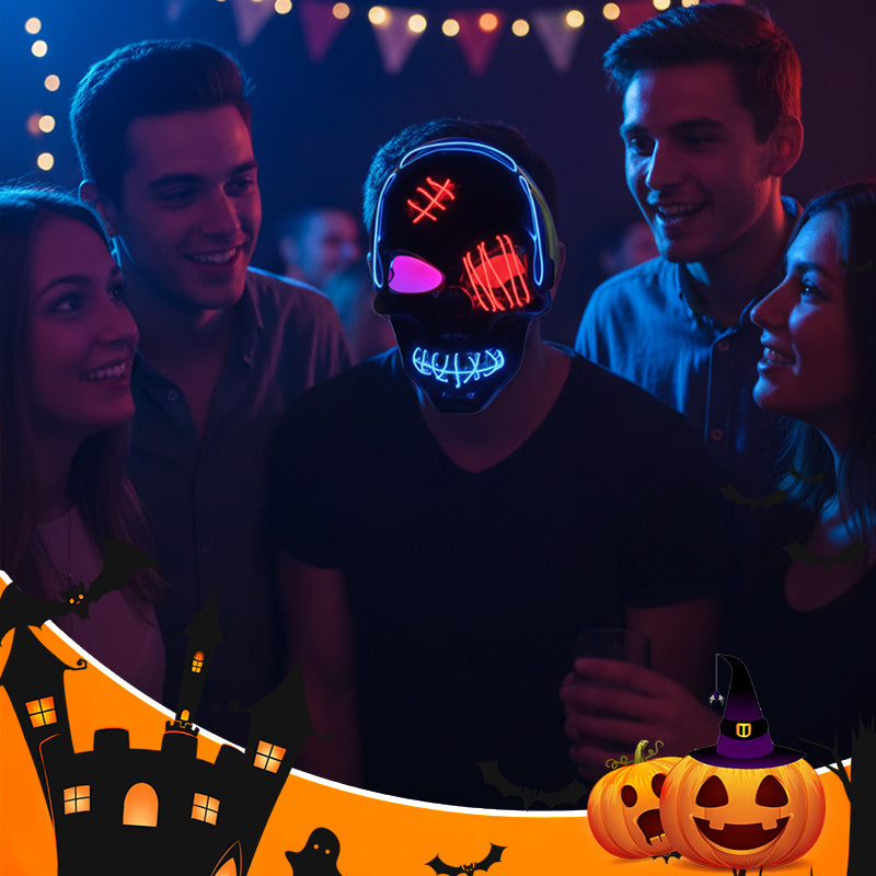 Halloween LED Skull Mask