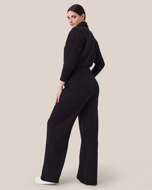 🔥Limited-time offer-Long Sleeve Wide Leg Jumpsuit