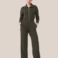 🔥Limited-time offer-Long Sleeve Wide Leg Jumpsuit