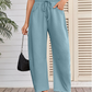 🔥Hot Sale Offer: 50% Off-Drawstring Pocket Capri Sweatpants