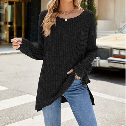 🔥Limited-time offer-Women's Soft Knit Oversized Tunic Sweater