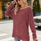 🔥Limited-time offer-Women's Soft Knit Oversized Tunic Sweater