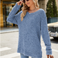 🔥Limited-time offer-Women's Soft Knit Oversized Tunic Sweater