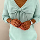 🔥Limited-time offer-Women’s V Neck Bow Sweater