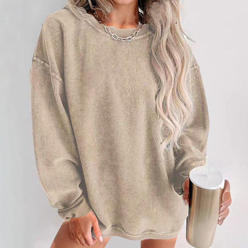 Women's Casual Round Neck Sweatshirt