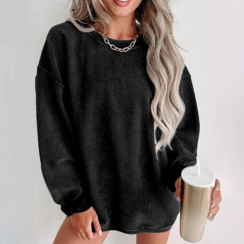 Women's Casual Round Neck Sweatshirt