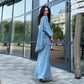 Women's Fashion Loose Shirt and Maxi Skirt 2-Piece Set
