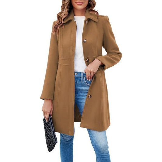 Women's Elegant Long Sleeve Coat