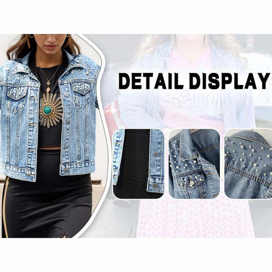 Women’s Fashion Button-up Denim Jacket