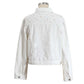 Women’s Fashion Button-up Denim Jacket