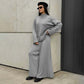 Women's Elegant High-Neck Knit Set