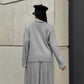 Women's Elegant High-Neck Knit Set