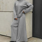 Women's Elegant High-Neck Knit Set