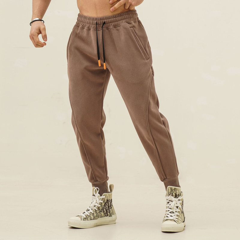 Sportliche Loose-Fit-Hose für Herren mit Kordelzug
