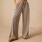 🔥 LAST DAY PROMOTION - 50%OFF 🔥 Women’s Casual Soft Wide-Leg Pants With Drawstring