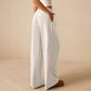 🔥 LAST DAY PROMOTION - 50%OFF 🔥 Women’s Casual Soft Wide-Leg Pants With Drawstring