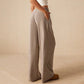🔥 LAST DAY PROMOTION - 50%OFF 🔥 Women’s Casual Soft Wide-Leg Pants With Drawstring