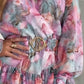 🔥Hot Sale Offers-Women's Fashion Long Sleeve V-Neck Mini Dress