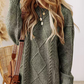 💖LAST DAY PROMOTION - 50%OFF 💖 Trendy Cable-Knit Loose-Fit Sweater Dress