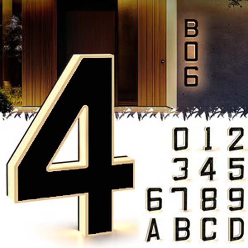 🏠✨Waterproof LED House Numbers for Outside (55% OFF🔥)