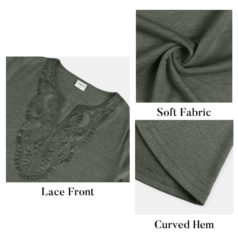 🔥Limited-time offer-Women’s Elegant V-Neck Long Sleeve Top