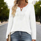 🔥Limited-time offer-Women’s Elegant V-Neck Long Sleeve Top
