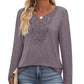 🔥Limited-time offer-Women’s Elegant V-Neck Long Sleeve Top