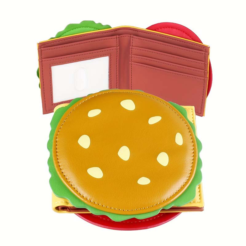 Cute Burger RFID Wallet for Women