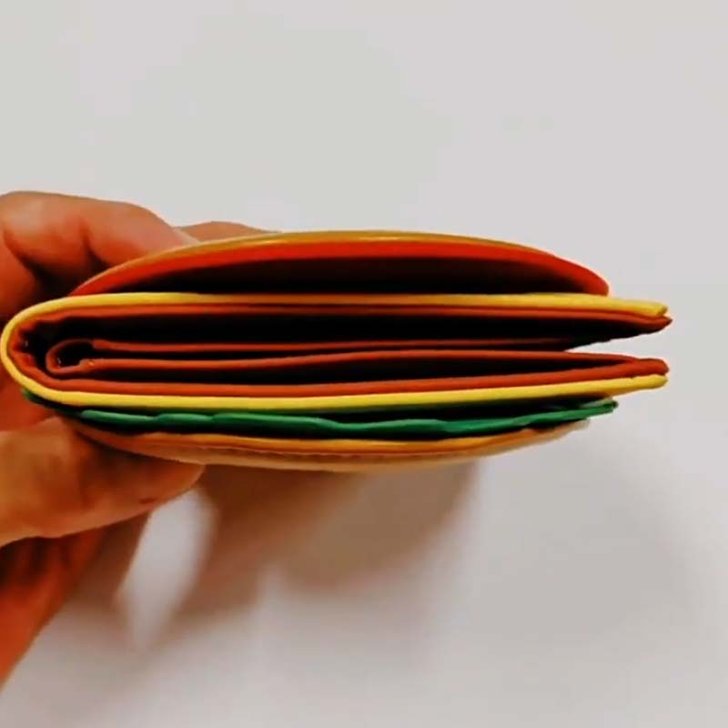 Cute Burger RFID Wallet for Women