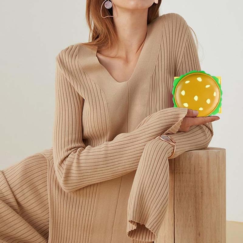 Cute Burger RFID Wallet for Women