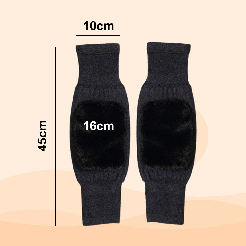 ❄️Winter Hot Sale 50% OFF❄️Universal Cold Protection Thickened Faux Furred Knee Pads