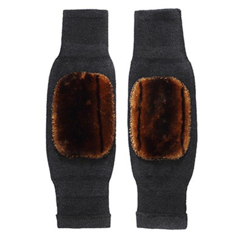 ❄️Winter Hot Sale 50% OFF❄️Universal Cold Protection Thickened Faux Furred Knee Pads