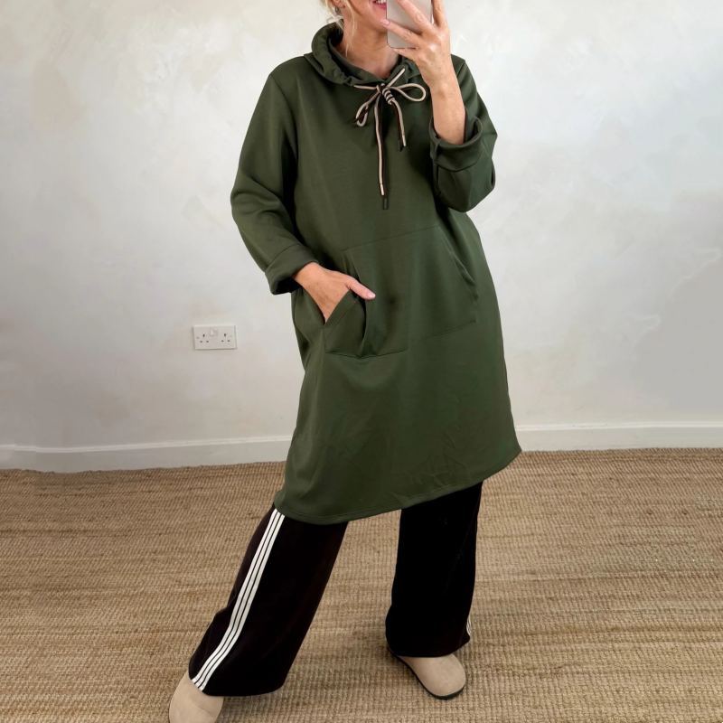 🔥New arrivals offer-Women's Oversized Long Hoodie Dress with Pockets