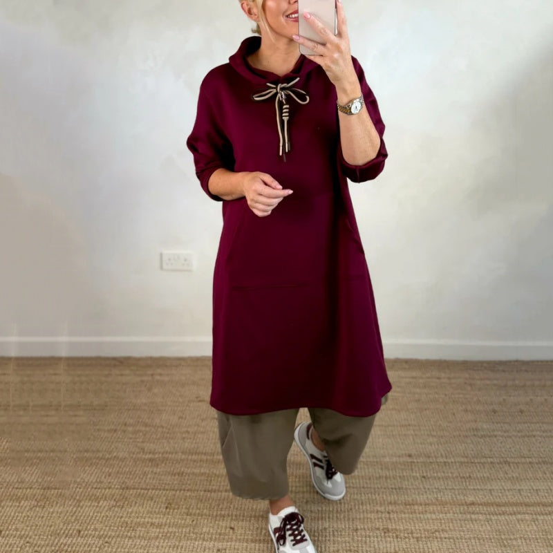 🔥New arrivals offer-Women's Oversized Long Hoodie Dress with Pockets