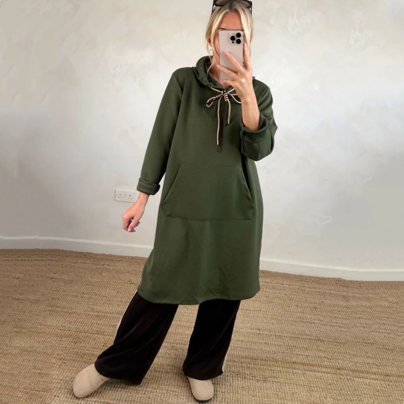 🔥New arrivals offer-Women's Oversized Long Hoodie Dress with Pockets