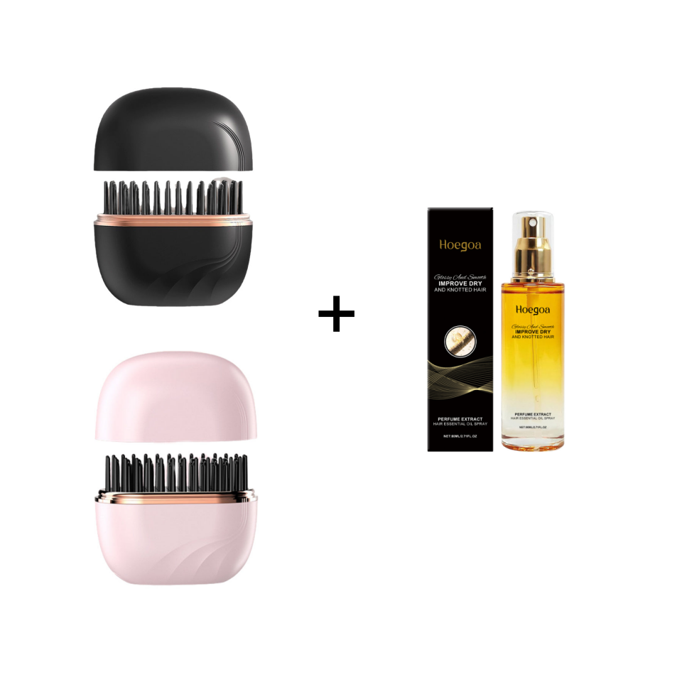 🏆Flash Sale⚡Buy Now 50% OFF-Mini Cordless Hair Straightener Comb🎁