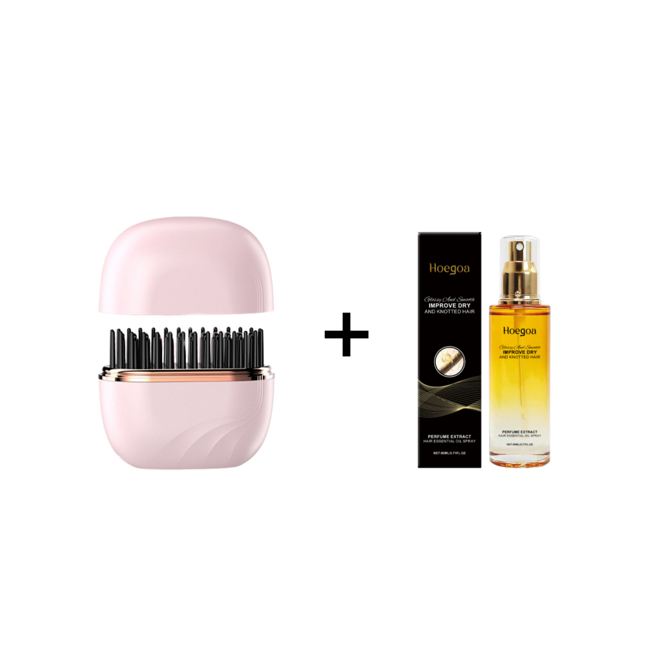 🏆Flash Sale⚡Buy Now 50% OFF-Mini Cordless Hair Straightener Comb🎁