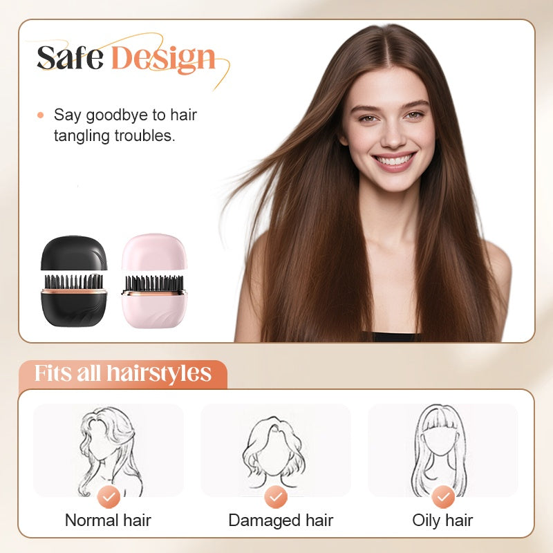 🏆Flash Sale⚡Buy Now 50% OFF-Mini Cordless Hair Straightener Comb🎁