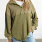 🔥New arrivals offer-Women's Casual Solid Color Half-Zip Sweatshirt