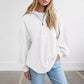 🔥New arrivals offer-Women's Casual Solid Color Half-Zip Sweatshirt
